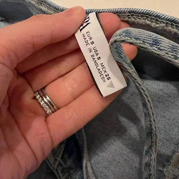 Zara Light Blue Denim Dress size Small - Picture 11 of 11